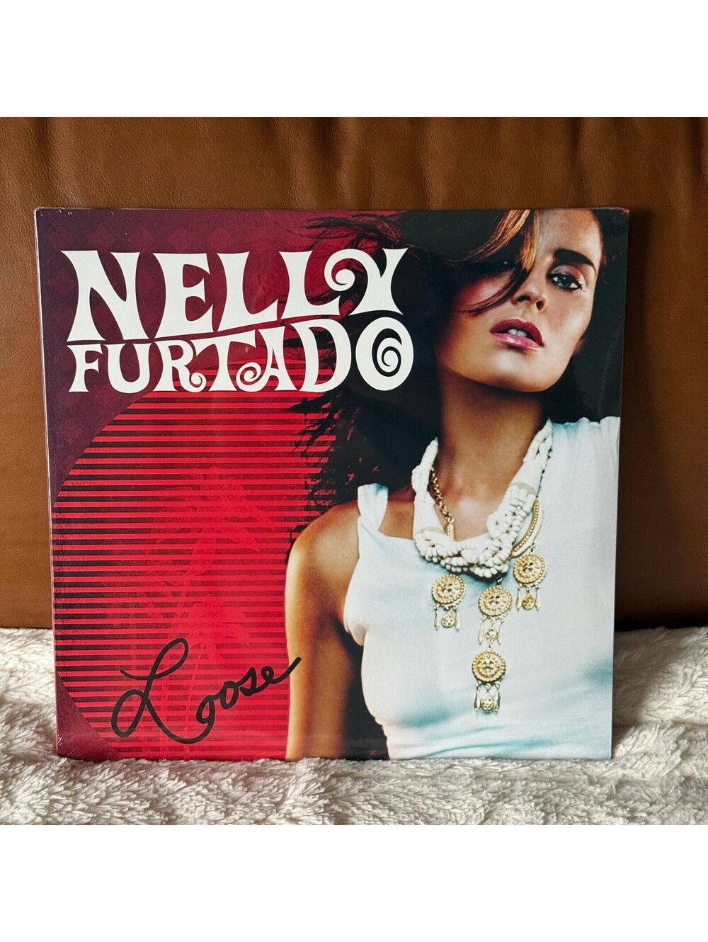 Nelly Furtado Loose 20th Anniversary 2LP Red White Vinyl Signed Litho SEALED